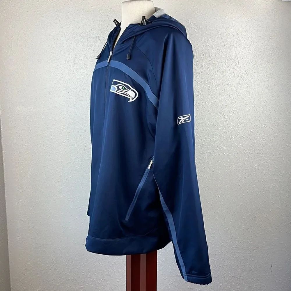 NFL Seattle Seahawks Full Zip Jacket Size L EUC - Picture 3 of 9
